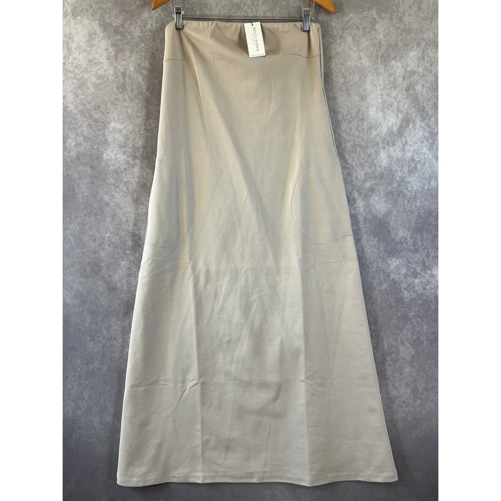 Ripley Rader Tube Dress Women 4 Large Beige Ponte Knit Pockets‎ NEW *See Desc*